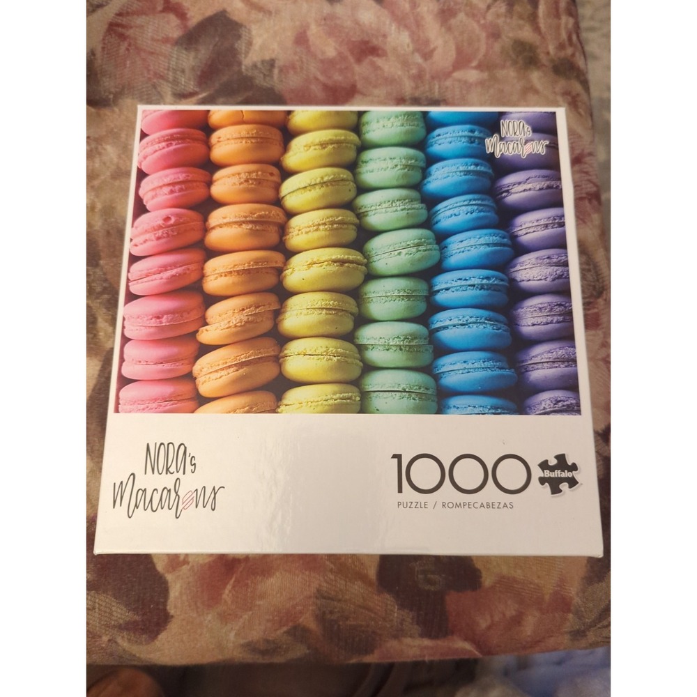Buffalo Games Nora's Macaroons 1000 Piece Jigsaw Puzzle NEW
